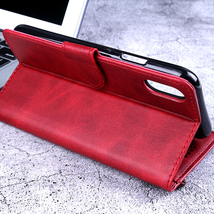 Calf Texture Horizontal Flip Leather Case for Samsung Galaxy M20, with Holder & Card Slots & Wallet