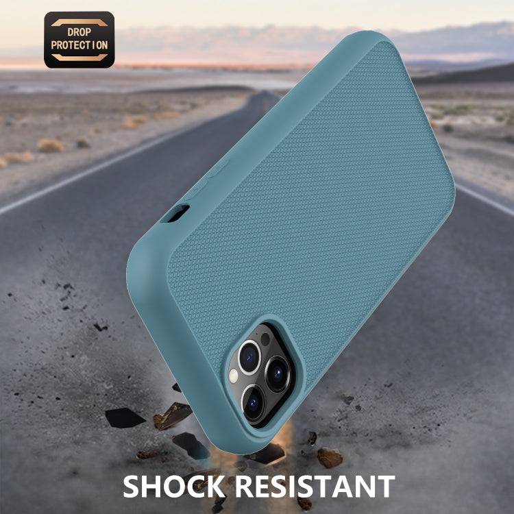 For iPhone 12 Pro Max Solid Color PC + Silicone Shockproof Skid-proof Dust-proof Case