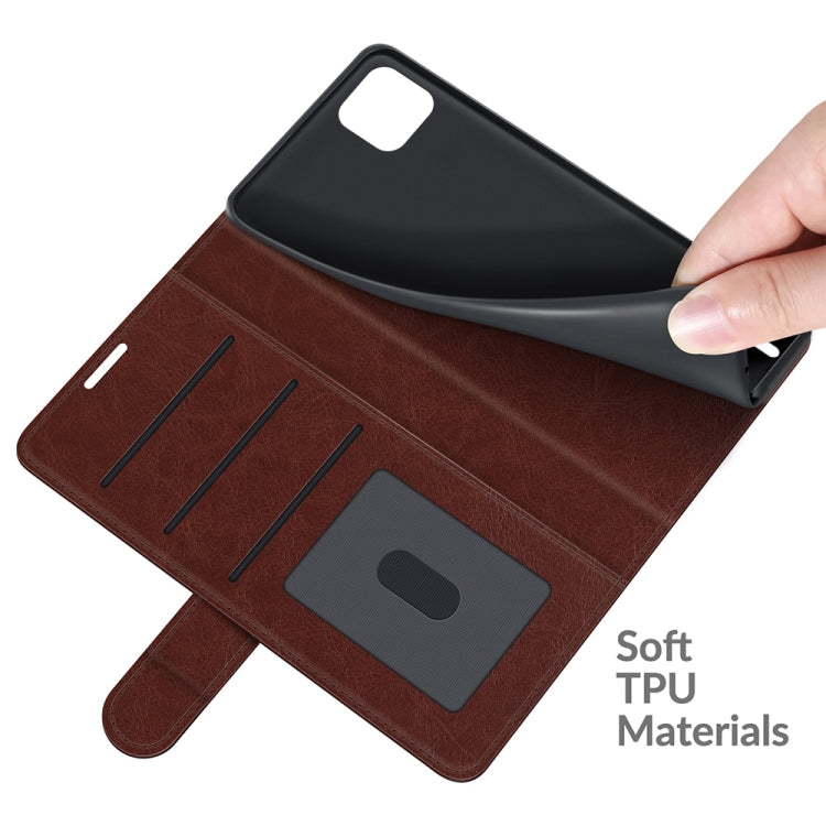 For wiko Y62 R64 Texture Single Horizontal Flip Protective Case with Holder & Card Slots & Wallet& Photo Frame