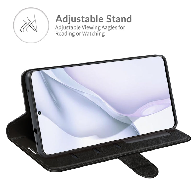 For Huawei P50 R64 Texture Single Horizontal Flip Protective Case with Holder & Card Slots & Wallet& Photo Frame