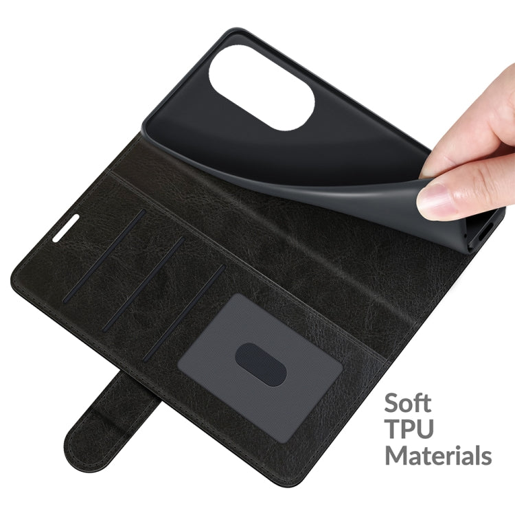 For Huawei P50 Pro R64 Texture Single Horizontal Flip Protective Case with Holder & Card Slots & Wallet& Photo Frame