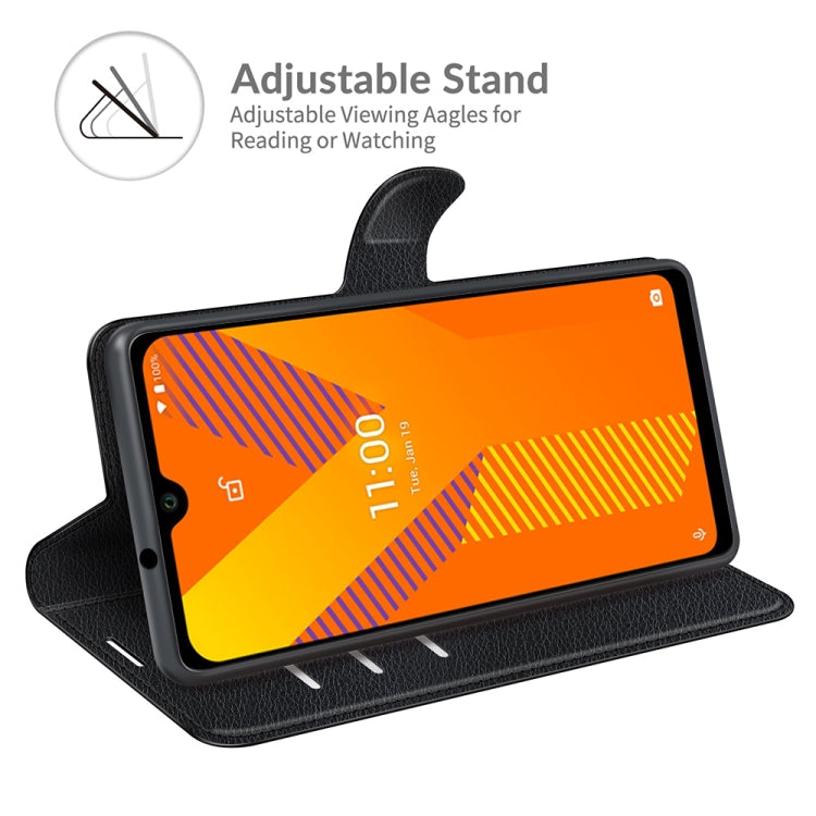 For Wiko Y62 Litchi Texture Horizontal Flip Protective Case with Holder & Card Slots & Wallet