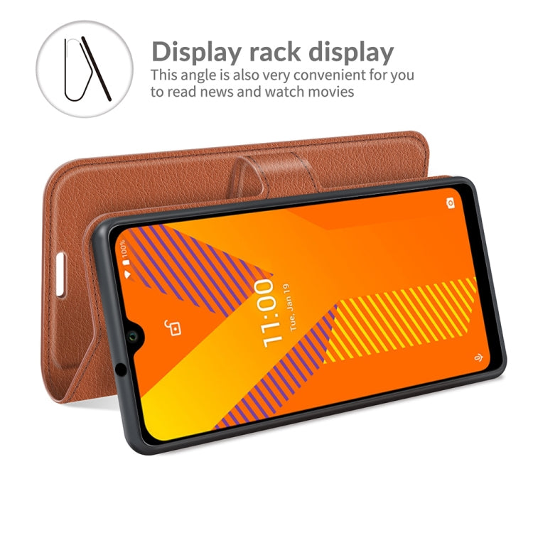 For Wiko Y62 Litchi Texture Horizontal Flip Protective Case with Holder & Card Slots & Wallet