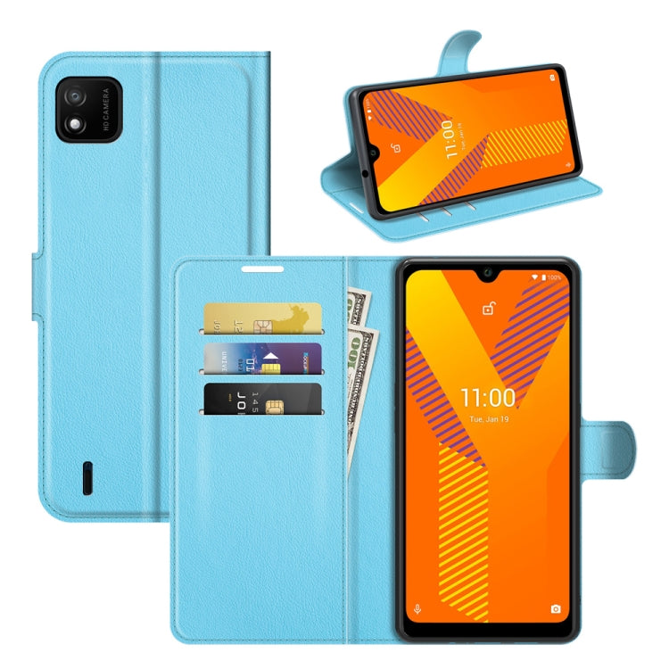 For Wiko Y62 Litchi Texture Horizontal Flip Protective Case with Holder & Card Slots & Wallet