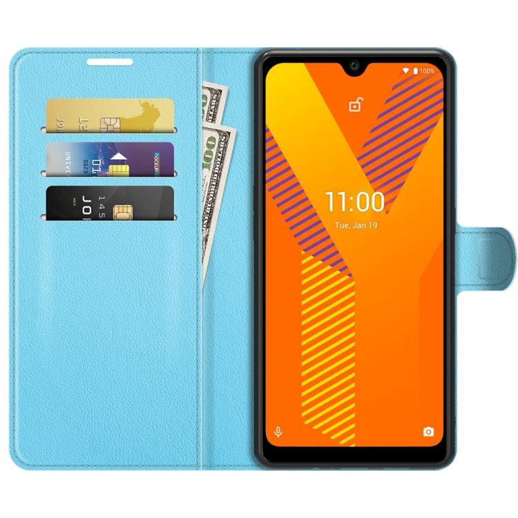 For Wiko Y62 Litchi Texture Horizontal Flip Protective Case with Holder & Card Slots & Wallet