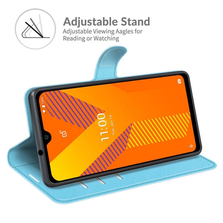For Wiko Y62 Litchi Texture Horizontal Flip Protective Case with Holder & Card Slots & Wallet