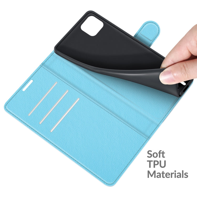 For Wiko Y62 Litchi Texture Horizontal Flip Protective Case with Holder & Card Slots & Wallet