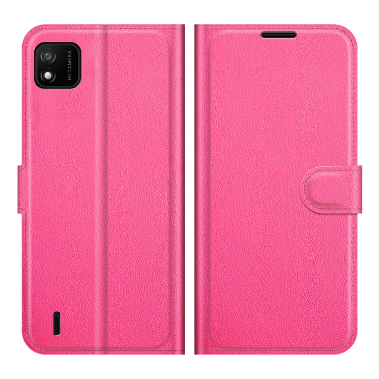 For Wiko Y62 Litchi Texture Horizontal Flip Protective Case with Holder & Card Slots & Wallet