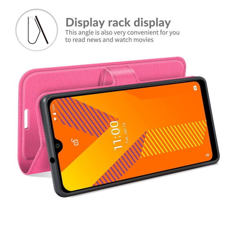 For Wiko Y62 Litchi Texture Horizontal Flip Protective Case with Holder & Card Slots & Wallet