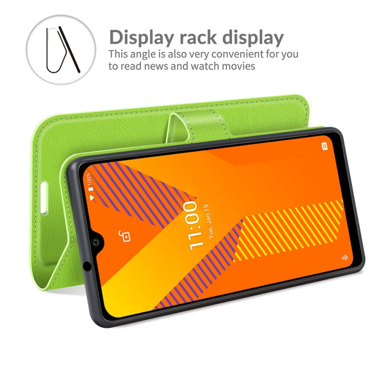 For Wiko Y62 Litchi Texture Horizontal Flip Protective Case with Holder & Card Slots & Wallet