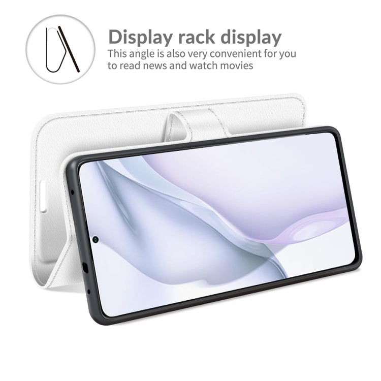 For Huawei P50 Litchi Texture Horizontal Flip Protective Case with Holder & Card Slots & Wallet