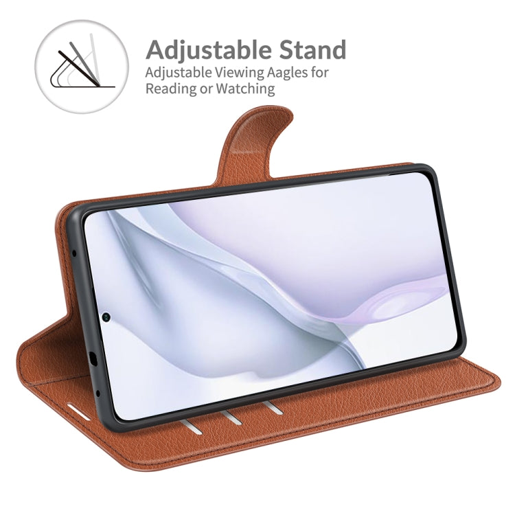 For Huawei P50 Litchi Texture Horizontal Flip Protective Case with Holder & Card Slots & Wallet
