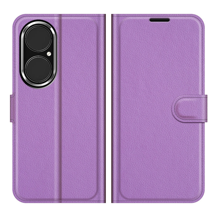 For Huawei P50 Litchi Texture Horizontal Flip Protective Case with Holder & Card Slots & Wallet