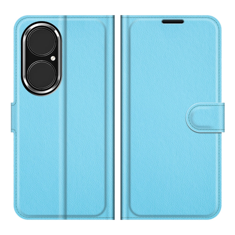 For Huawei P50 Litchi Texture Horizontal Flip Protective Case with Holder & Card Slots & Wallet