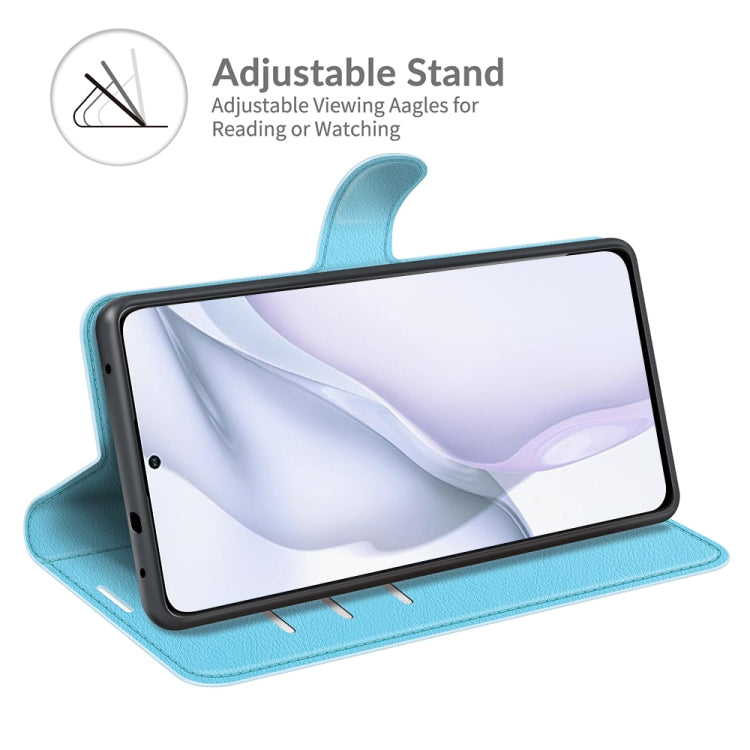 For Huawei P50 Litchi Texture Horizontal Flip Protective Case with Holder & Card Slots & Wallet