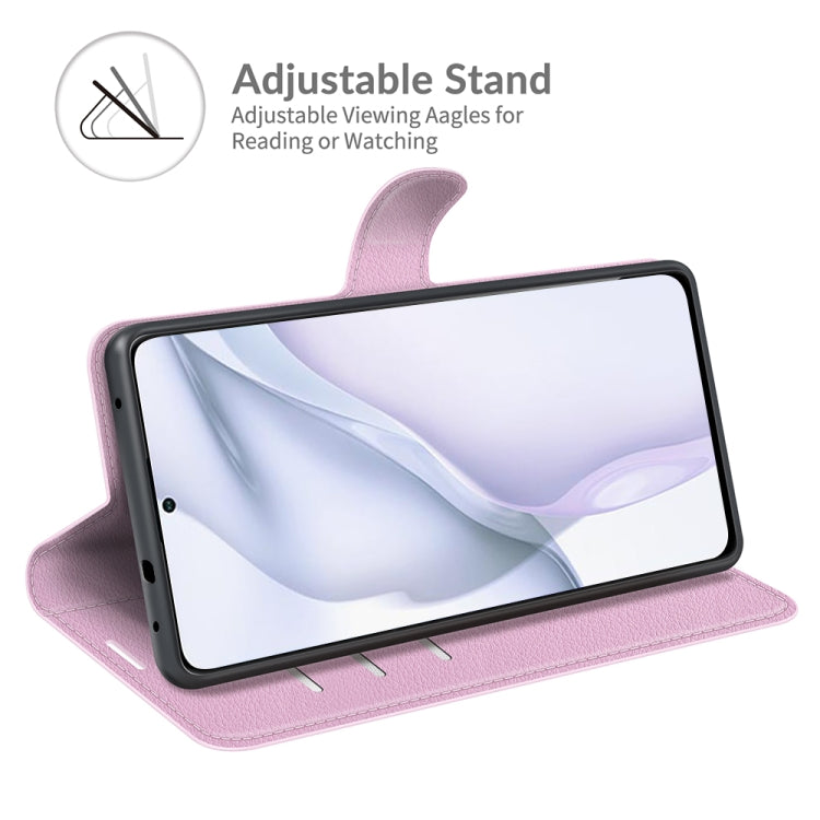 For Huawei P50 Litchi Texture Horizontal Flip Protective Case with Holder & Card Slots & Wallet