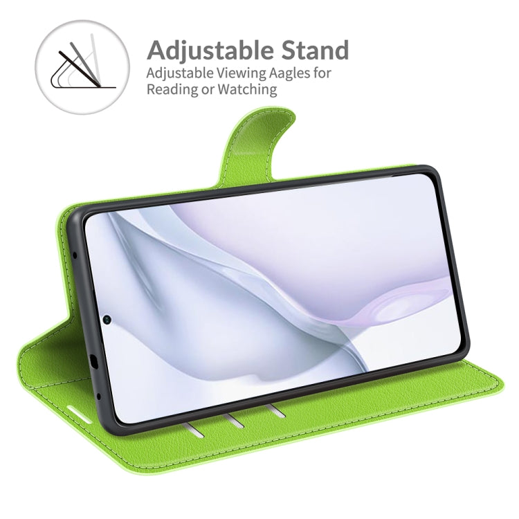 For Huawei P50 Litchi Texture Horizontal Flip Protective Case with Holder & Card Slots & Wallet