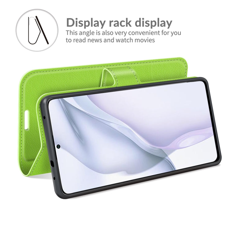 For Huawei P50 Litchi Texture Horizontal Flip Protective Case with Holder & Card Slots & Wallet