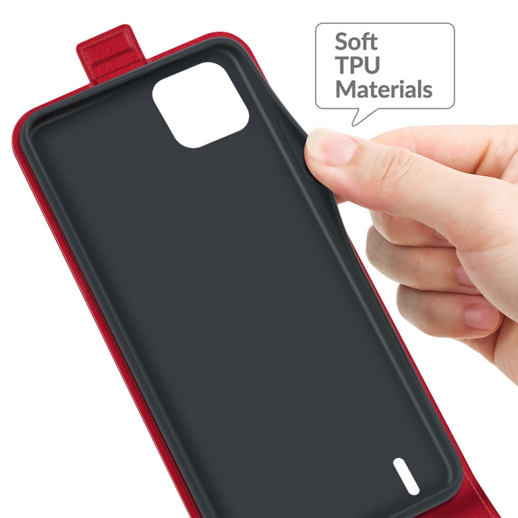 For Wiko Y62 R64 Texture Single Vertical Flip Leather Protective Case with Card Slots & Photo Frame