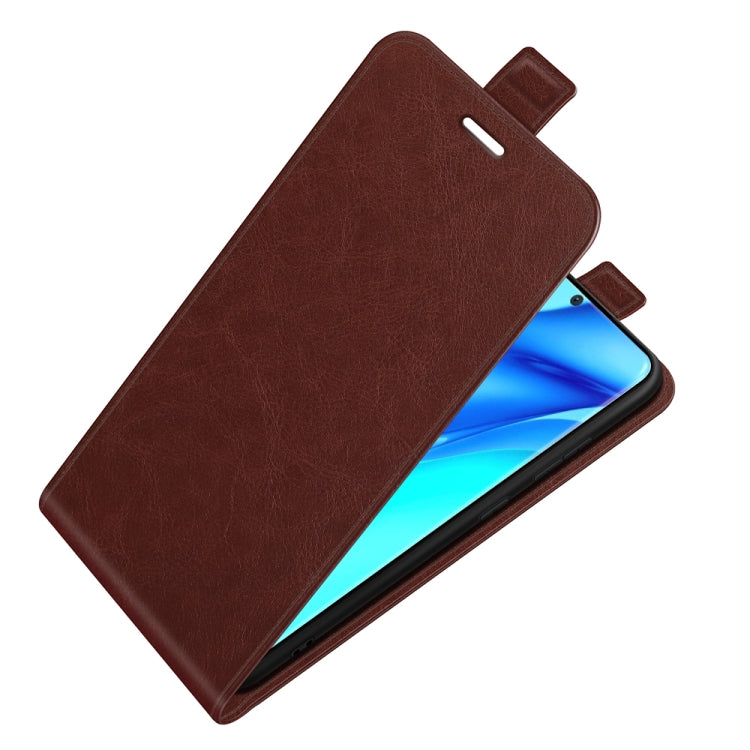 For Huawei P50 Pro R64 Texture Single Vertical Flip Leather Protective Case with Card Slots & Photo Frame