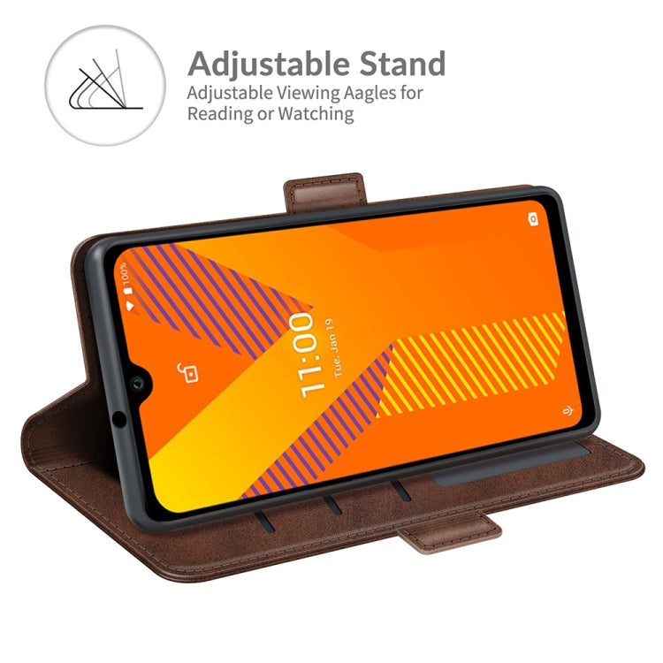 For Wiko Y62 Dual-side Magnetic Buckle Horizontal Flip Leather Case with Holder & Card Slots & Wallet