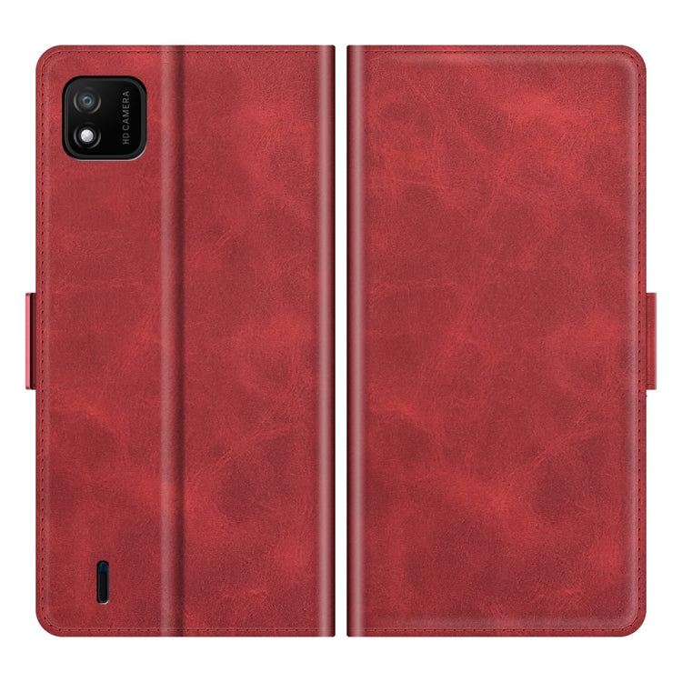 For Wiko Y62 Dual-side Magnetic Buckle Horizontal Flip Leather Case with Holder & Card Slots & Wallet