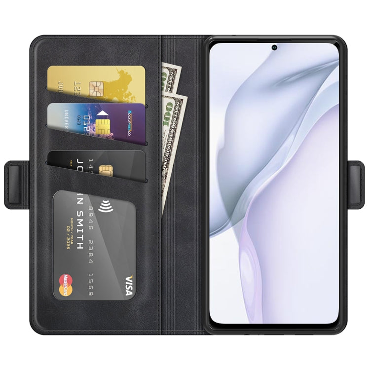 For Huawei P50 Dual-side Magnetic Buckle Horizontal Flip Leather Case with Holder & Card Slots & Wallet