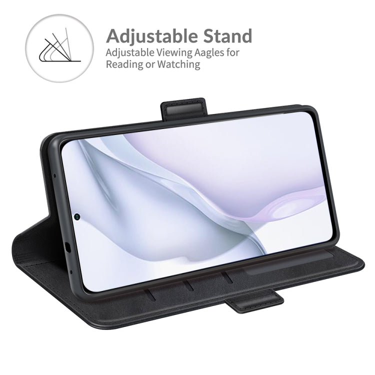 For Huawei P50 Dual-side Magnetic Buckle Horizontal Flip Leather Case with Holder & Card Slots & Wallet
