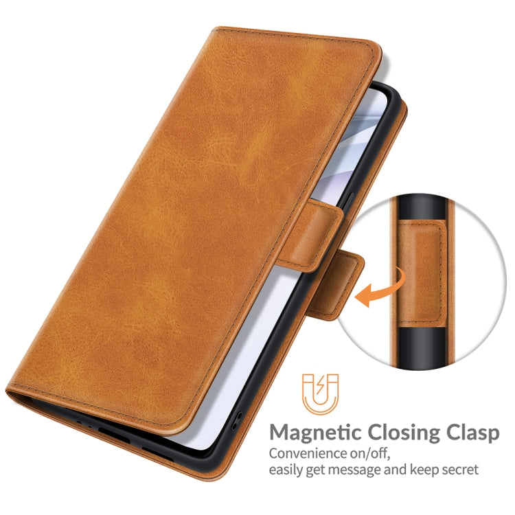 For Huawei P50 Dual-side Magnetic Buckle Horizontal Flip Leather Case with Holder & Card Slots & Wallet