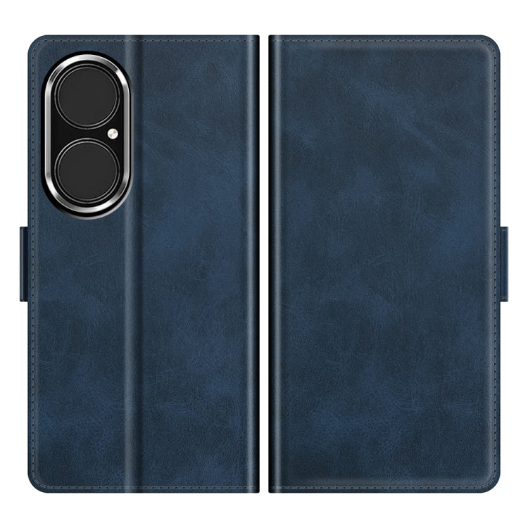 For Huawei P50 Dual-side Magnetic Buckle Horizontal Flip Leather Case with Holder & Card Slots & Wallet