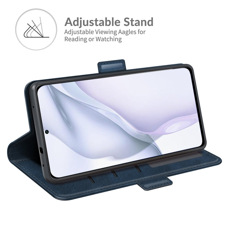 For Huawei P50 Dual-side Magnetic Buckle Horizontal Flip Leather Case with Holder & Card Slots & Wallet
