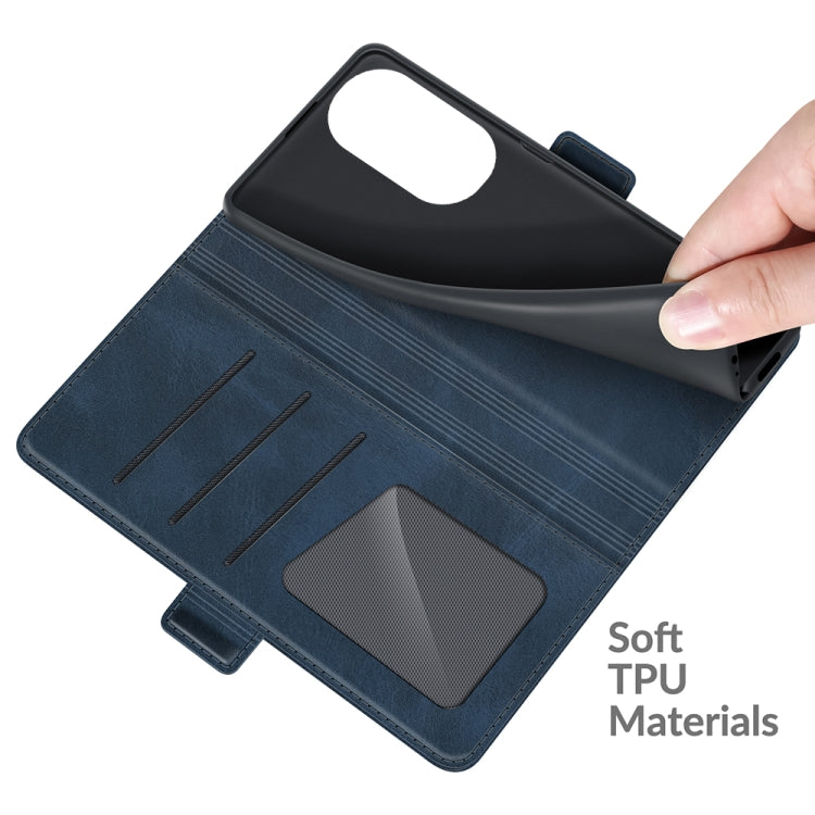 For Huawei P50 Dual-side Magnetic Buckle Horizontal Flip Leather Case with Holder & Card Slots & Wallet