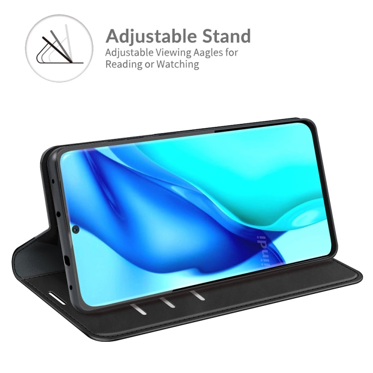 For Huawei P50 Pro Retro-skin Business Magnetic Suction Leather Case with Holder & Card Slots & Wallet