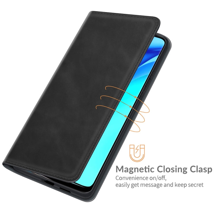 For Huawei P50 Pro Retro-skin Business Magnetic Suction Leather Case with Holder & Card Slots & Wallet