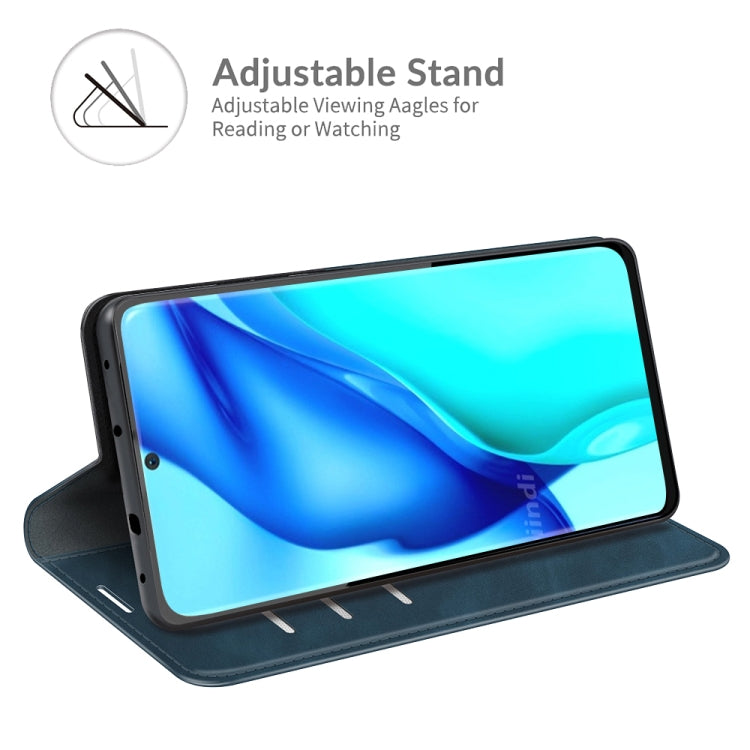 For Huawei P50 Pro Retro-skin Business Magnetic Suction Leather Case with Holder & Card Slots & Wallet