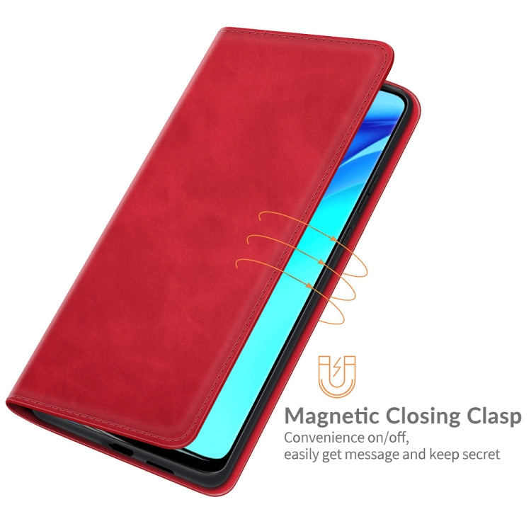 For Huawei P50 Pro Retro-skin Business Magnetic Suction Leather Case with Holder & Card Slots & Wallet