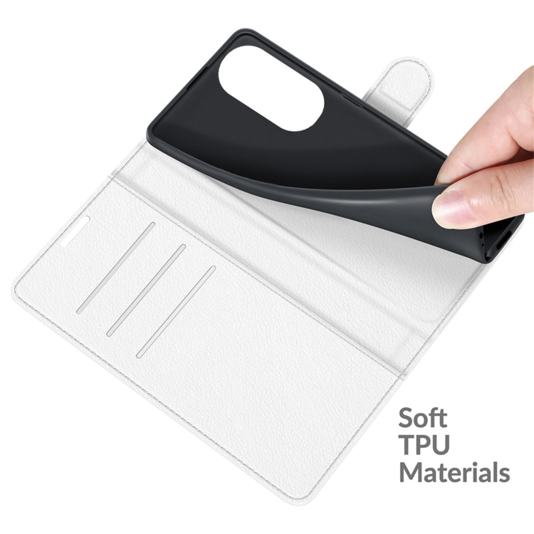 For Huawei P50 Pro Litchi Texture Horizontal Flip Protective Case with Holder & Card Slots & Wallet