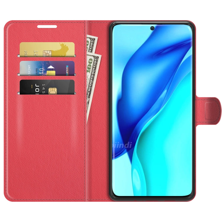 For Huawei P50 Pro Litchi Texture Horizontal Flip Protective Case with Holder & Card Slots & Wallet
