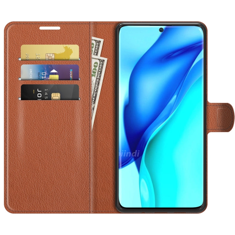 For Huawei P50 Pro Litchi Texture Horizontal Flip Protective Case with Holder & Card Slots & Wallet