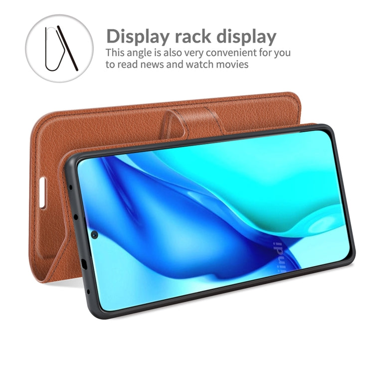 For Huawei P50 Pro Litchi Texture Horizontal Flip Protective Case with Holder & Card Slots & Wallet