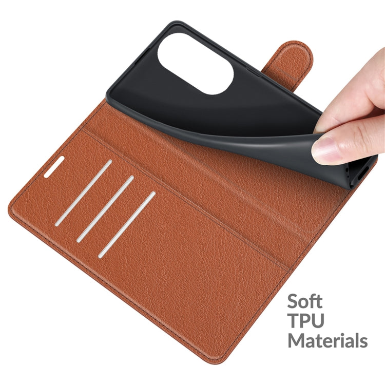 For Huawei P50 Pro Litchi Texture Horizontal Flip Protective Case with Holder & Card Slots & Wallet