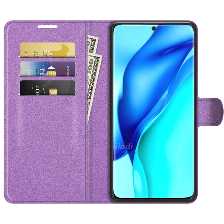 For Huawei P50 Pro Litchi Texture Horizontal Flip Protective Case with Holder & Card Slots & Wallet