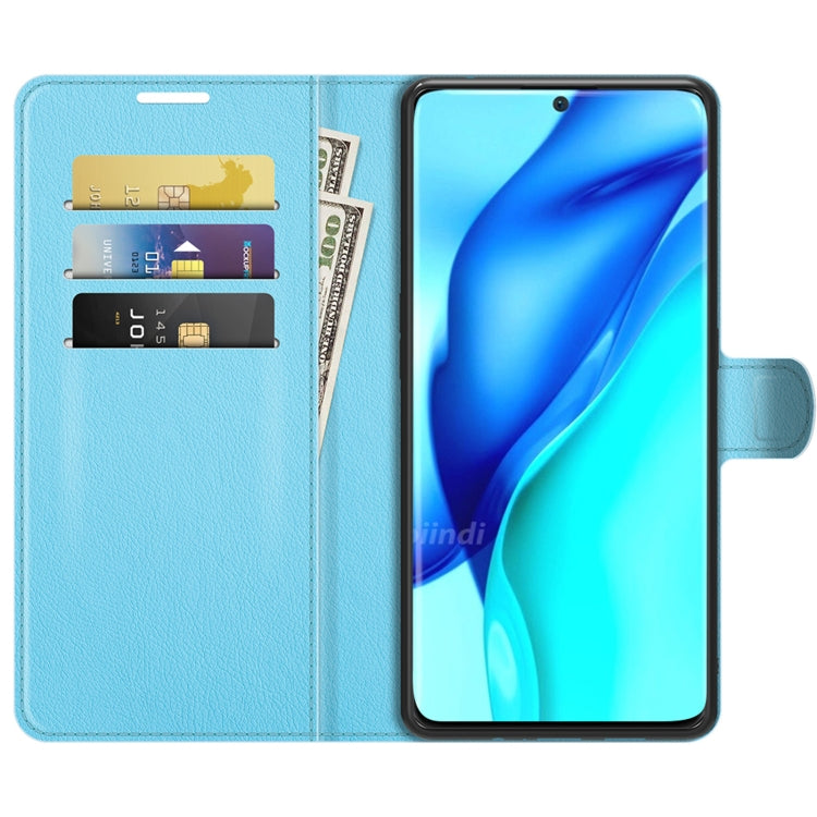For Huawei P50 Pro Litchi Texture Horizontal Flip Protective Case with Holder & Card Slots & Wallet