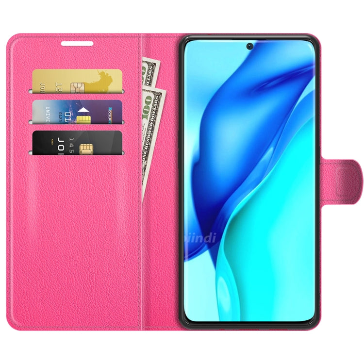For Huawei P50 Pro Litchi Texture Horizontal Flip Protective Case with Holder & Card Slots & Wallet