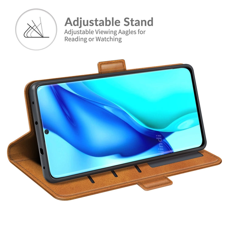 For Huawei P50 Pro Dual-side Magnetic Buckle Horizontal Flip Leather Case with Holder & Card Slots & Wallet