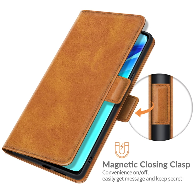 For Huawei P50 Pro Dual-side Magnetic Buckle Horizontal Flip Leather Case with Holder & Card Slots & Wallet