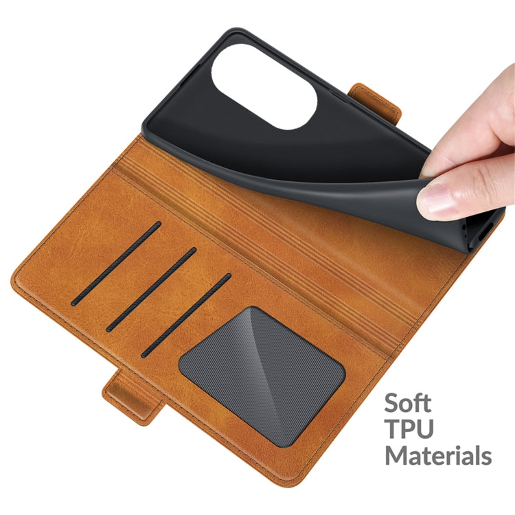 For Huawei P50 Pro Dual-side Magnetic Buckle Horizontal Flip Leather Case with Holder & Card Slots & Wallet