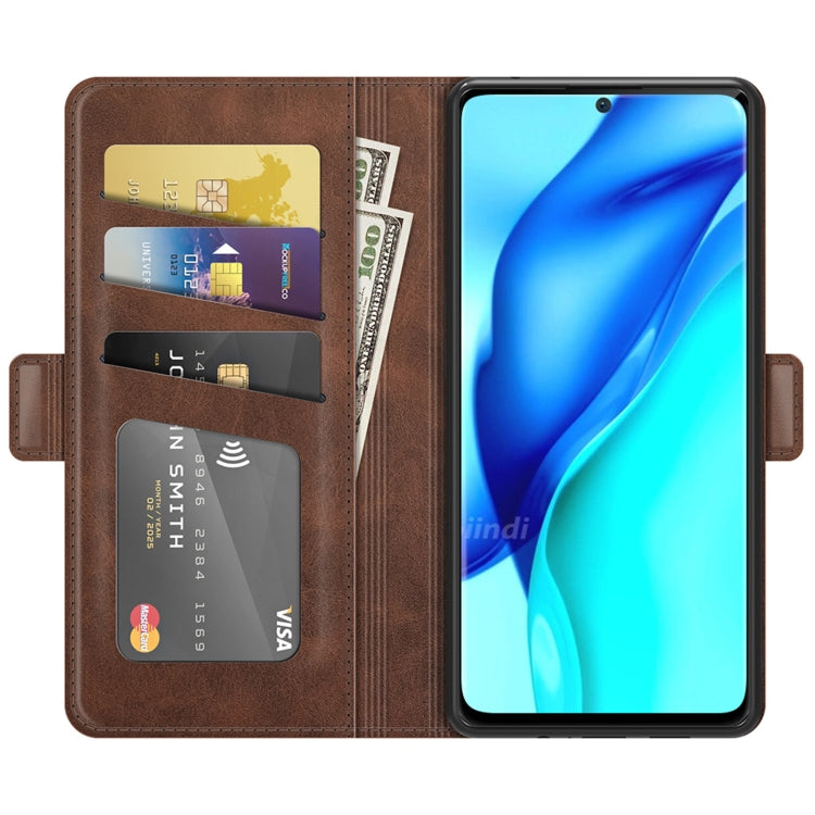 For Huawei P50 Pro Dual-side Magnetic Buckle Horizontal Flip Leather Case with Holder & Card Slots & Wallet