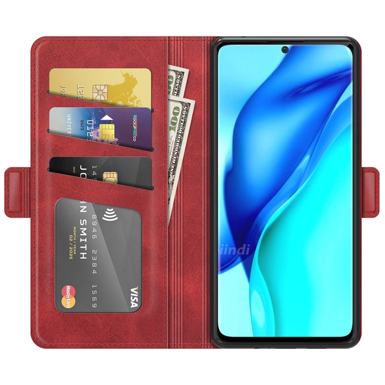 For Huawei P50 Pro Dual-side Magnetic Buckle Horizontal Flip Leather Case with Holder & Card Slots & Wallet