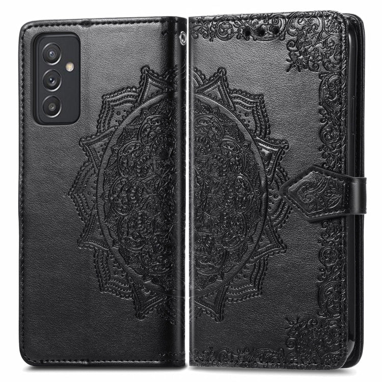 For Samsung Galaxy A82 5G Mandala Embossing Pattern Horizontal Flip Leather Case with Holder & Card Slots & Wallet & Lanyard